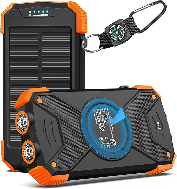 Solkern Notfall-Powerbank mit Solarpanel